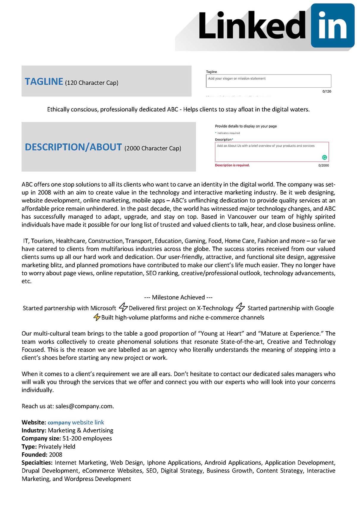 Sample resume: Internet Content, Mid Experience, Functional